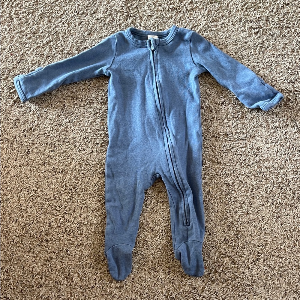 kate quinn Soft Blue Kids Footie